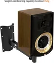 Pair of Heavy Duty Steel Wall Mount Speaker Stands (2pcs) - 3