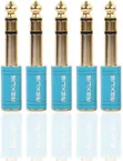 6.35mm Stereo Plug to 3.5mm Stereo Jack Audio Adapter - 1