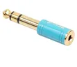 6.35mm Stereo Plug to 3.5mm Stereo Jack Audio Adapter - 3