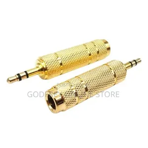 3.5mm Male to 6.35mm Female Stereo Audio Adapter