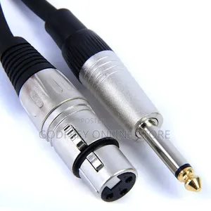 6.35mm Male to XLR 3-Pin Female Microphone Cable