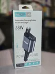Fast Car Charger with Retractable Cables - 4