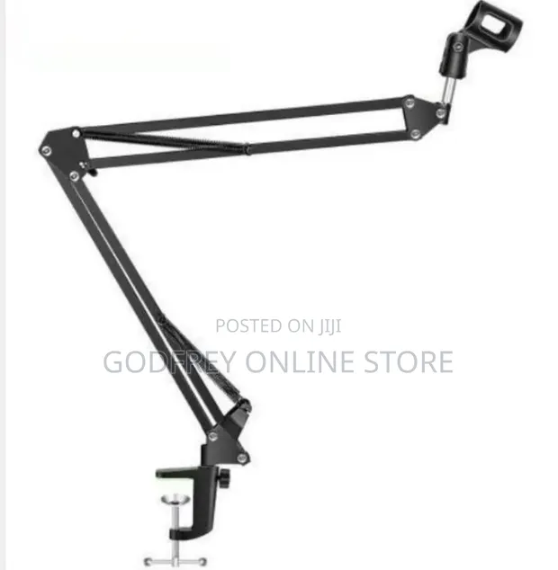 Adjustable Suspension Boom Scissor Arm Microphone Stand - 1