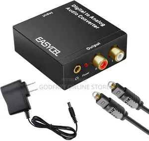 Analog to Digital Audio Converter (Toslink/Coaxial to RCA)
