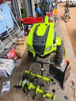 18HP Diesel Power Tiller with 2 Hoes & Plow - 4