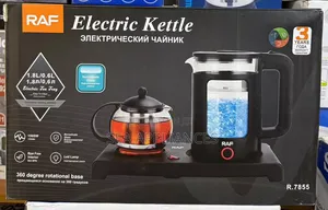 RAF 2-in-1 Kettle with Glass Spice Jug
