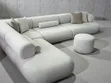 White L-Shape Sofa Set - 5 Seaters - 1