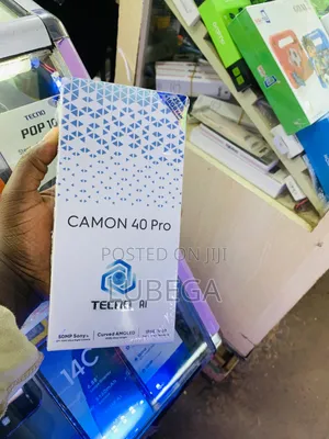 New Tecno Camon 40 Pro 5G 256GB Black