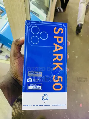 New Tecno Spark 50 128GB Black