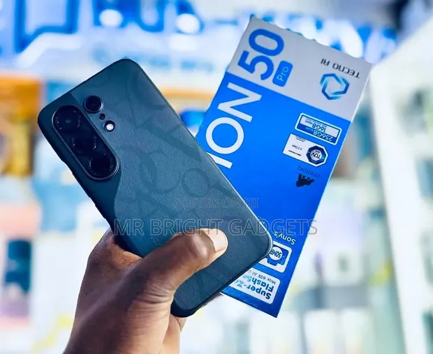 New Tecno Camon 50 Pro 256GB Black - 1