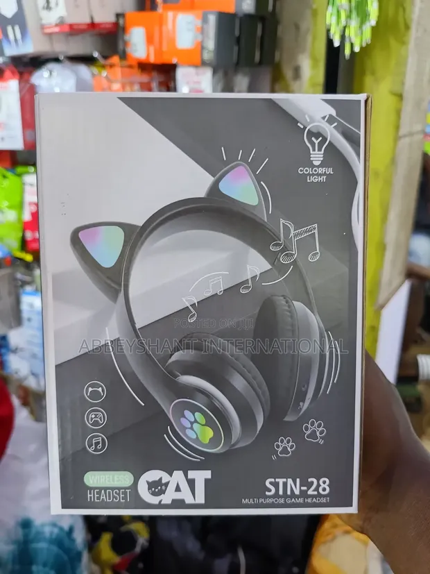 STN-28 Wireless Cat Ear Headphones - 1