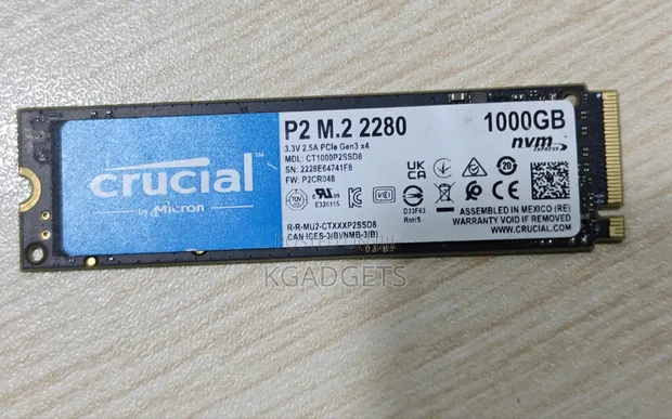 1TB Crucial SSD - 1