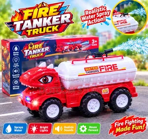 Discovery Toys Fire Dinosaur Water Tanker Truck