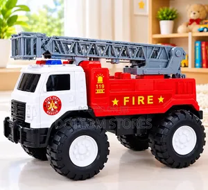 Discovery Toys Red & White Fire Engine Monster Truck