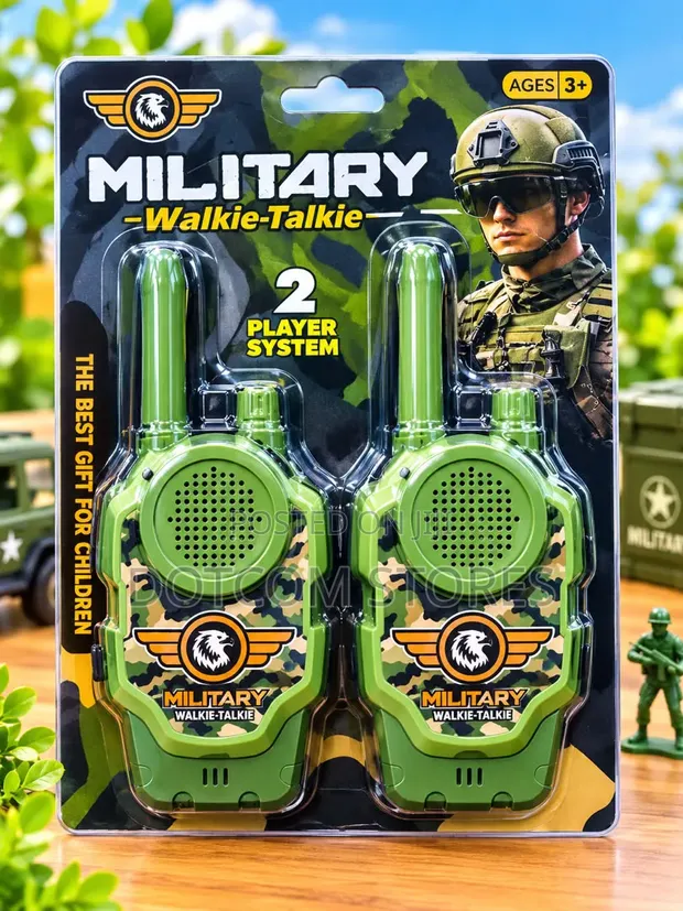 Green & Camouflage Children's Toy Walkie-Talkies - 1