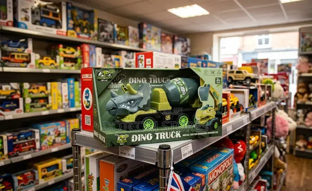 Dinosaur Cement Mixer Truck Toy - 1