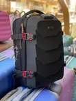 Anti-Theft Backpack Laptop Bag - Black - 2