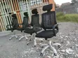 High Back Office Chair with Headrest - Black - 2