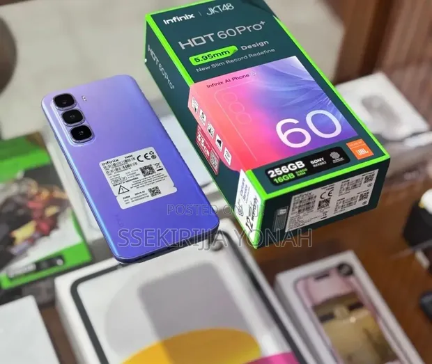 New Infinix Hot 60 Pro+ 256GB Purple - 1