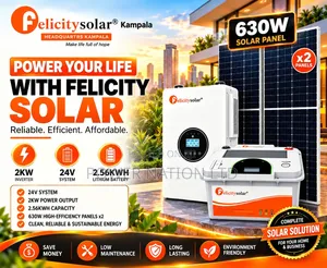 Felicity Megasun 2kva 2.5kWh 24V Hybrid Solar System Kit