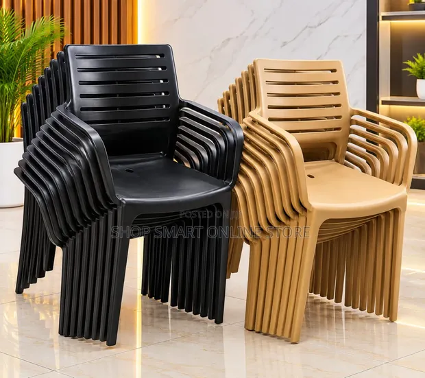 1pc Stackable Plastic Chair - Brand New - 1
