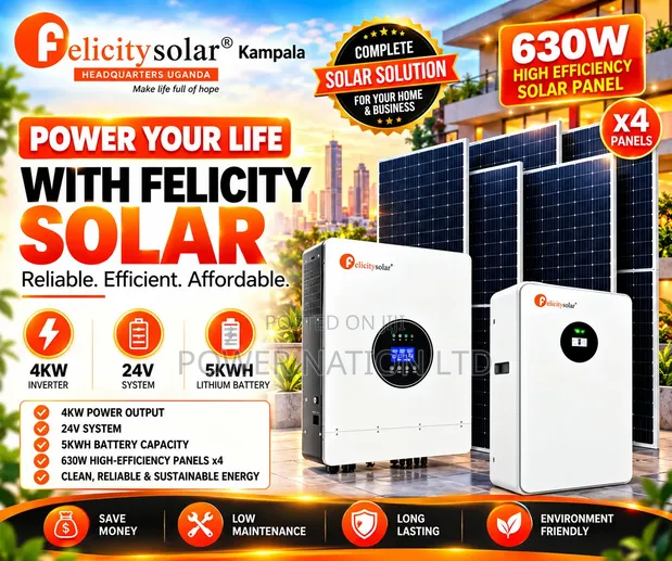 Felicity 5kWh 24V Hybrid Solar System - 1