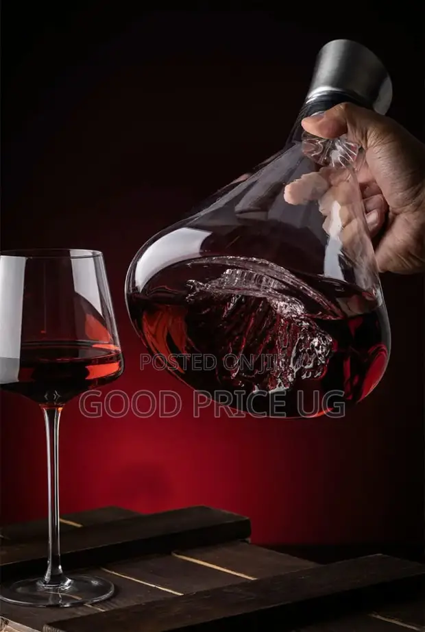 Topographic Mountain Wine Decanter - 1