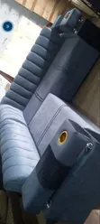 5 Seater Gray L Sofa Set - 1
