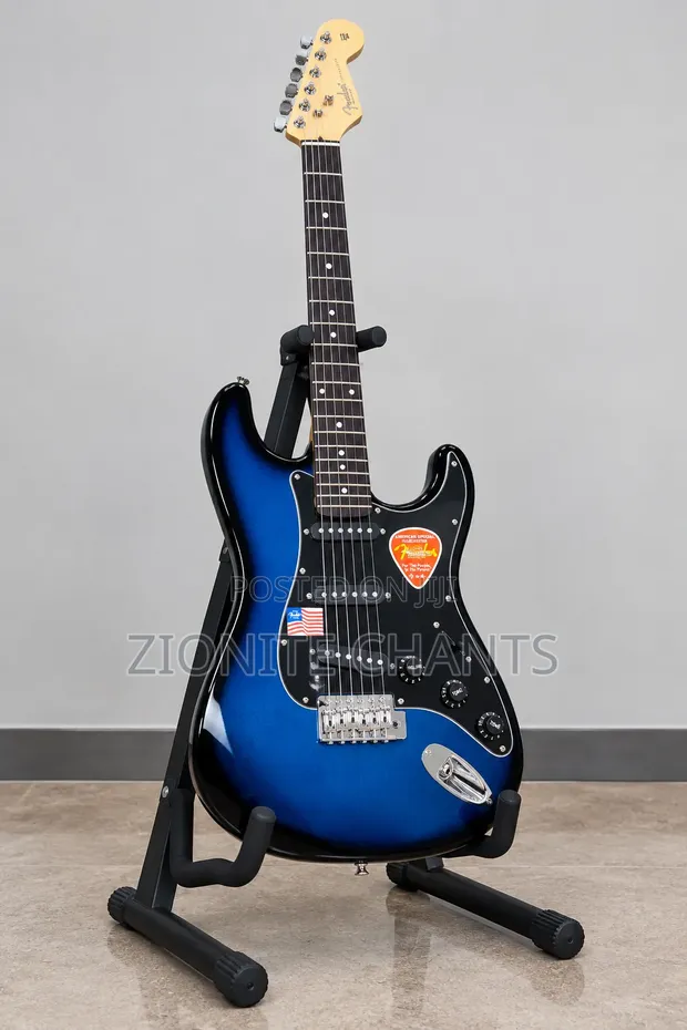 Brand New Solo Electric Guitar + Stand - Promotion - 1