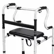 Aluminium Alloy Walker with Seat Plate - 1