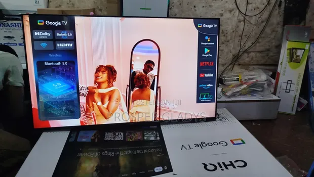 55" Chiq Smart Android Google Flat Screen TV - 1
