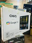 55" Chiq Smart Android Google Flat Screen TV - 2