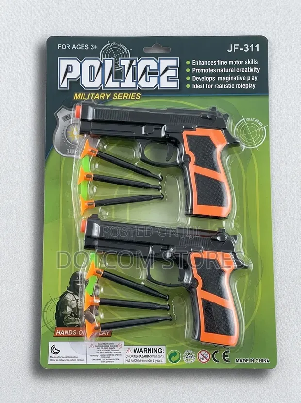 Discovery Toys Police Military Series 2-in-1 Blaster Toy Set - 1