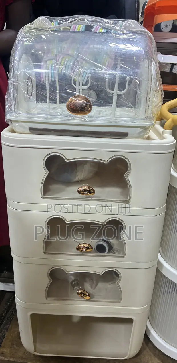 Baby Storage Cabinet - Teddy Bear Design - 1