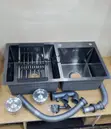 Brand New Double Kitchen Sink - Steel - 1