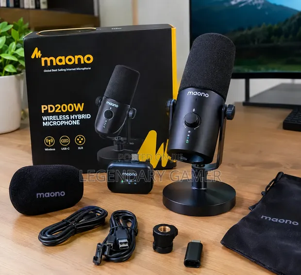 Maono PD200W Wireless Hybrid Microphone - 1