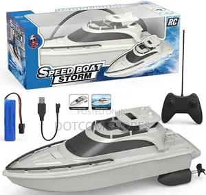 High-Speed RC Racing Boat Toy for Kids 6+