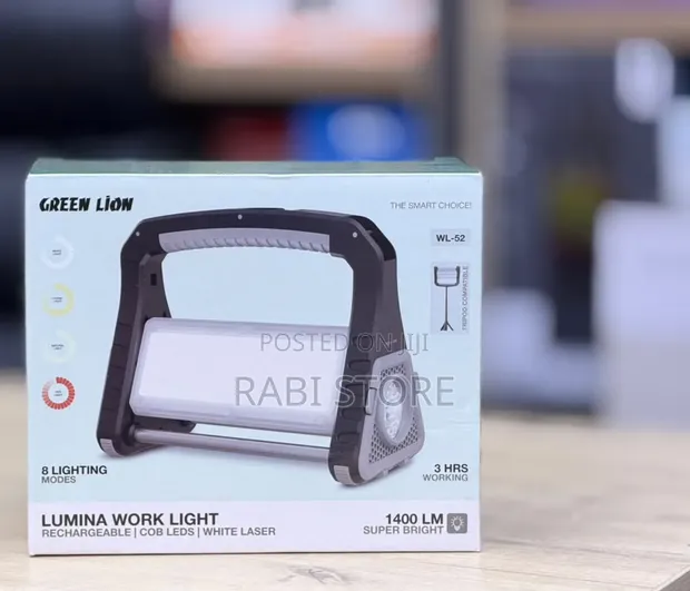 Green Lion Lumina Rechargeable LED Work Light 1400lm COB - 1