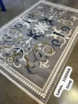 Queen Modern Center Carpet Rug - 1.5x2.2m - 2
