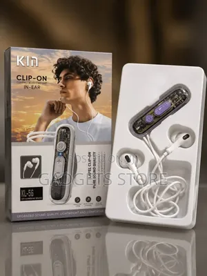 KIn KL-56 Clip-on/Lapel Wired or Bluetooth Headset
