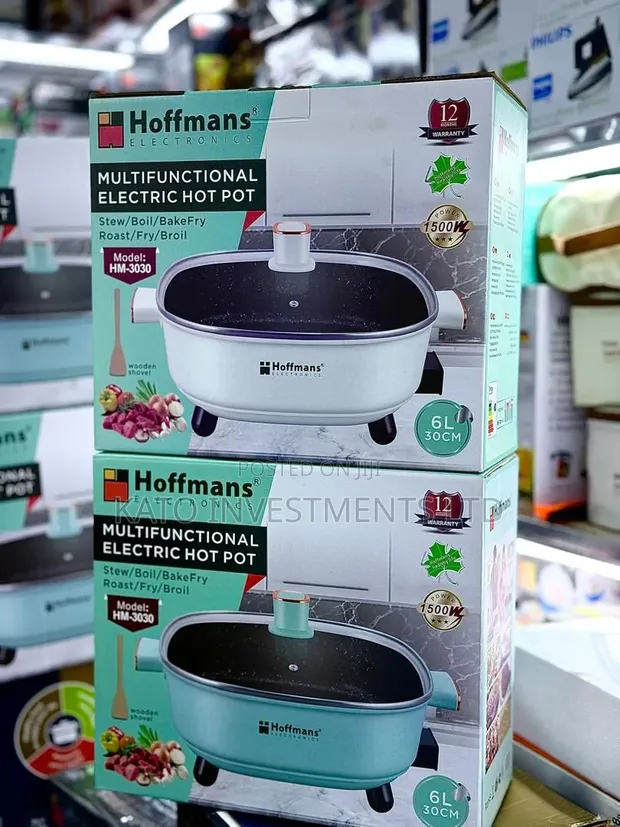 Hoffmans Multifunctional Electric Hot Pot HM-3030 (6 Liters) - 1