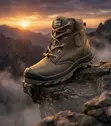 Men's Safety Jogger Classic Dark Brown Safety Shoes - 1