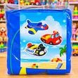 Kids Inflatable Swimming Float - Colorful Vehicle Designs - 2