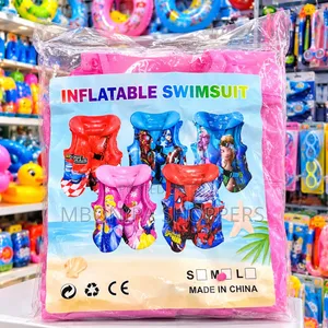 Kids Inflatable Swimming Vest - Colorful Cartoon Design