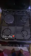 Used Stand Cooker - 50x50cm, 4 Burners - 1