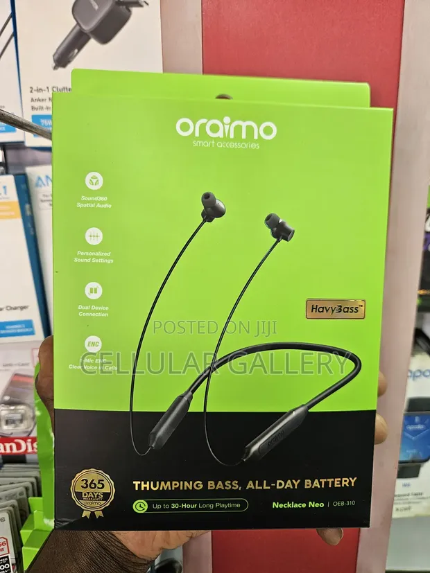 Oraimo Necklace Neo Wireless Earbuds - 1