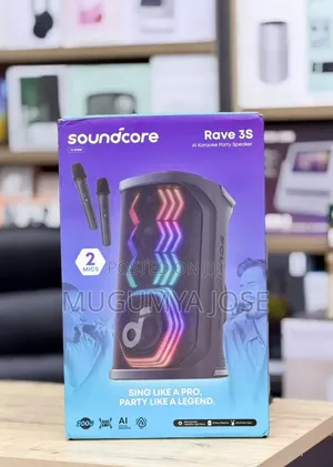 Anker Soundcore Rave 3S AI Party Speaker 200W with 2 Microphones