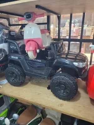 Kids' Electric UTV Ride-on Toy Car - Black
