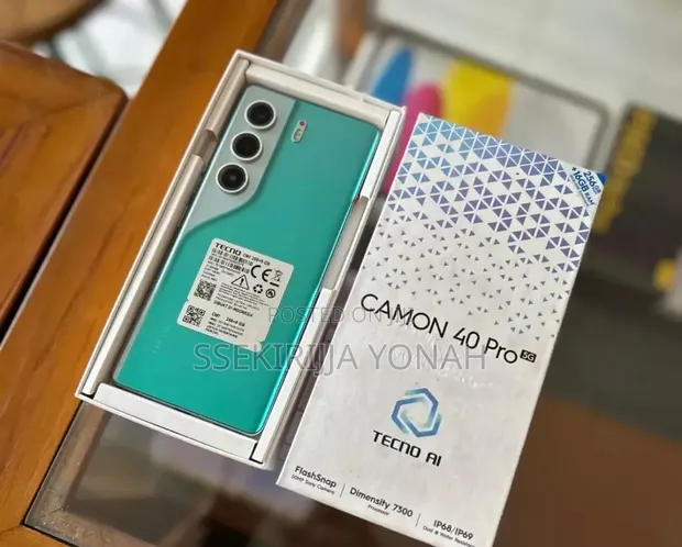 New Tecno Camon 40 Pro 4G 256GB Green - 1