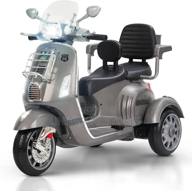 3-Wheel Rechargeable Electric Vespa Kids Scooter - 1